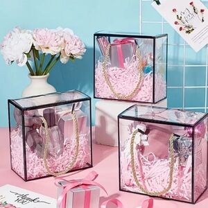 10pcs Elegant Transparent Gift Boxes-Bulk Purchases are Available for Savings
